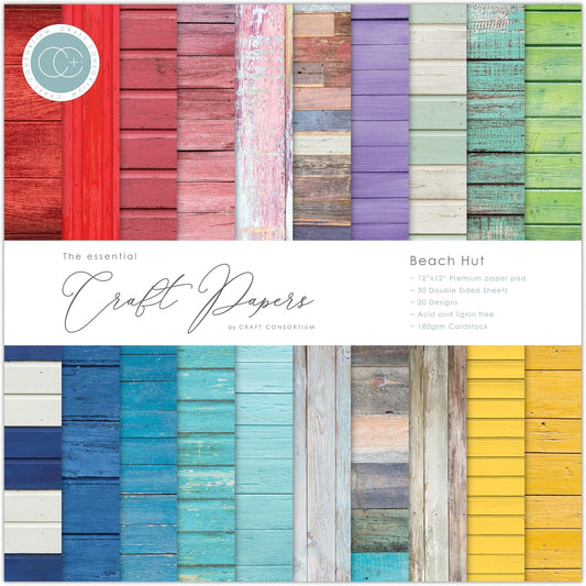 Beach Hut Paper Pad – L'atelier Scrapbooking