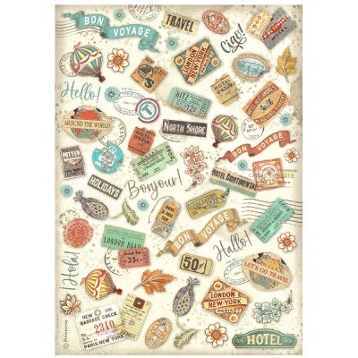 LABELS TRAVEL STAMPERIA