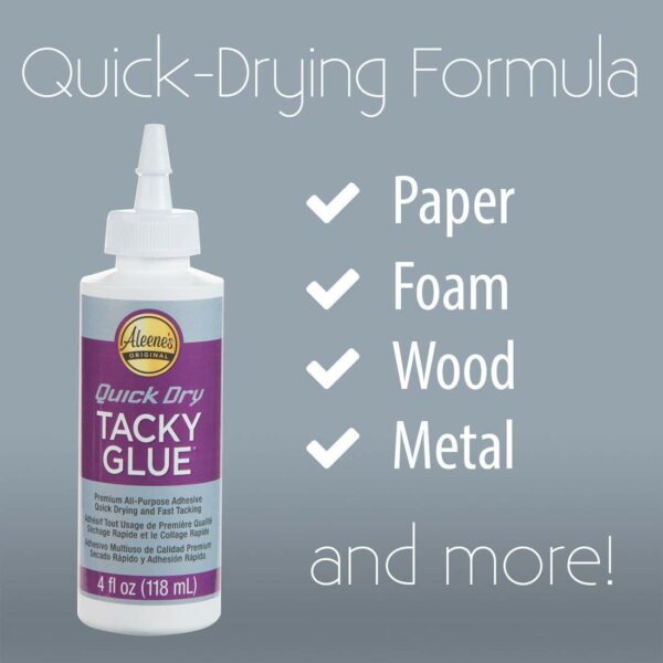 Tacky Glue Quick Dry 4 Oz. – L'atelier Scrapbooking (imagen 2)