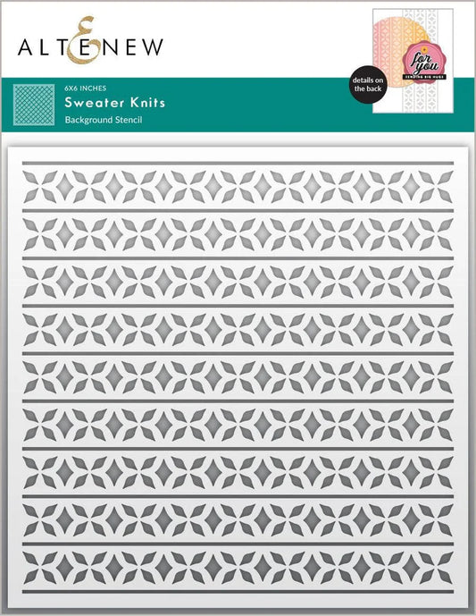 Sweater Knits Stencil – L'atelier Scrapbooking