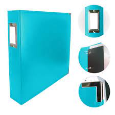 Aqua Leather Scrapbooking Album – American Crafts (imagen 2)