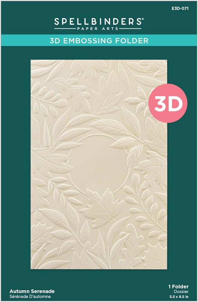 AUTUM SERENADE EMBOSSING FOLDER