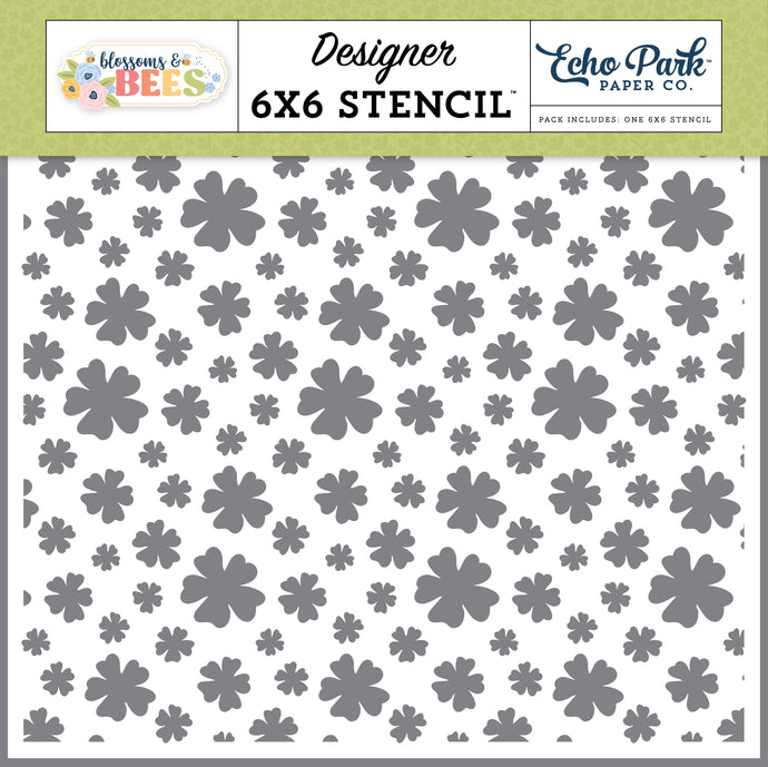 EP SPRING FEVER FLORAL STENCIL
