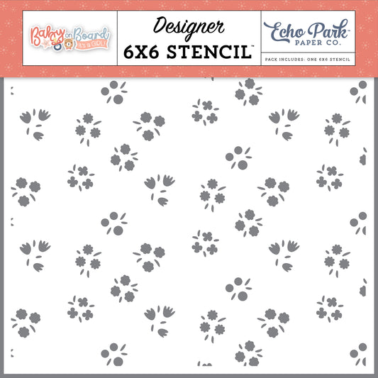 My Little One Bunches Stencil – Echo Park