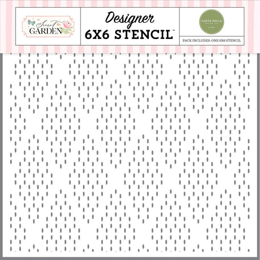 Dashing Diamonds Stencil – Carta Bella