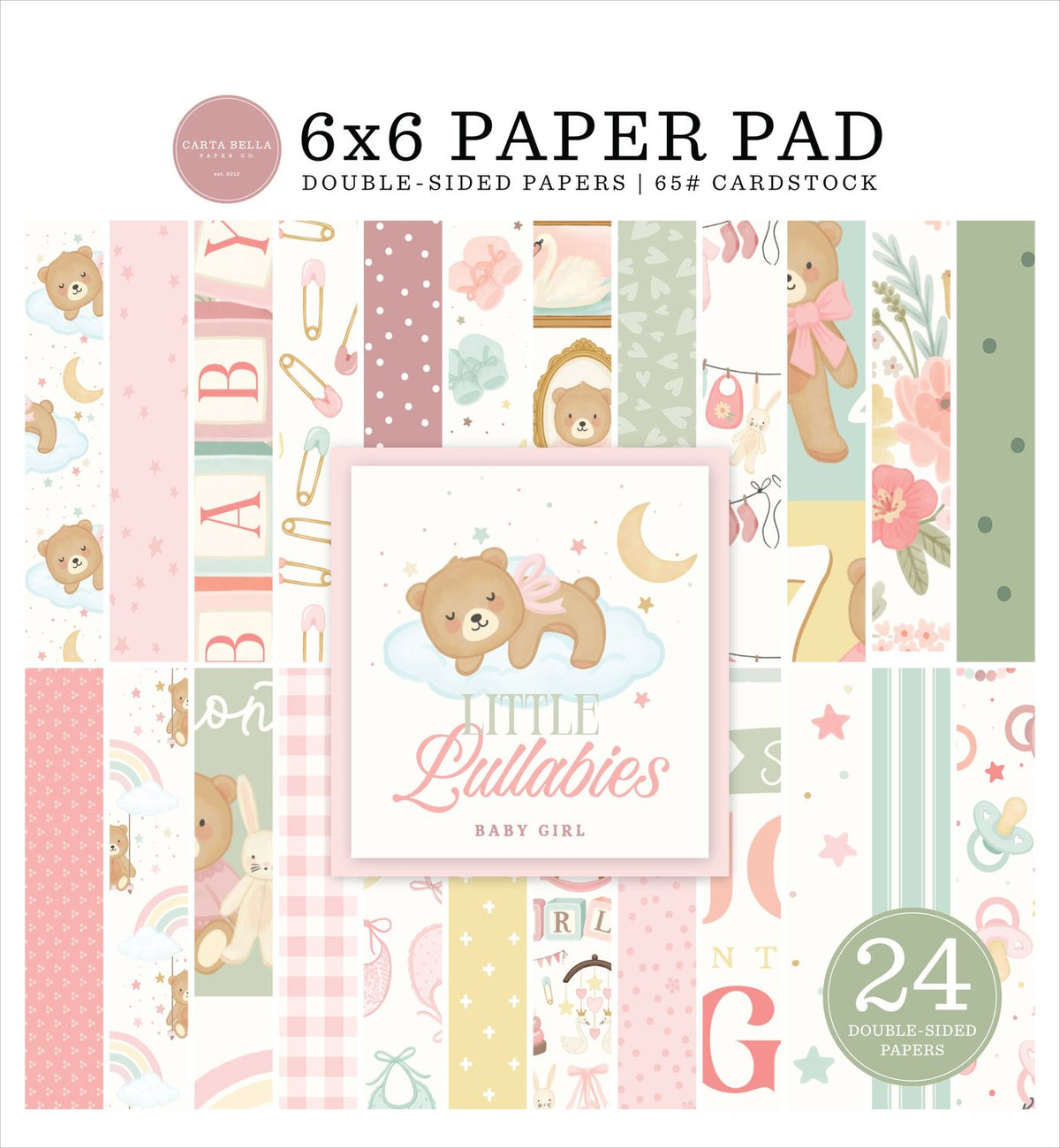 Paper Little Lullabies 6" Pad – Carta Bella