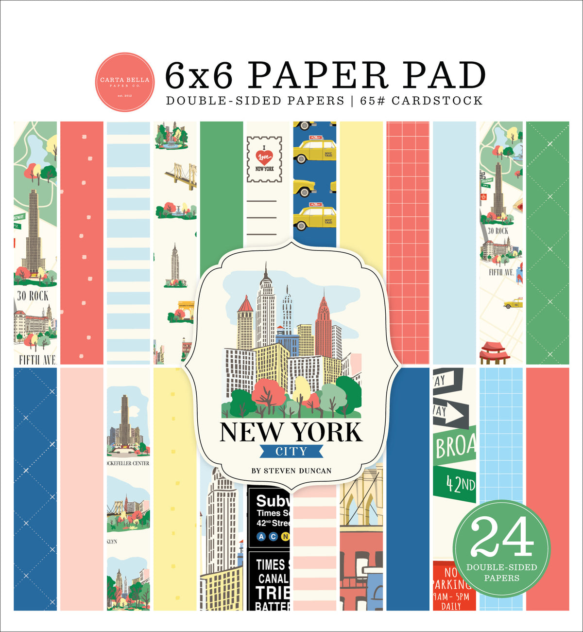 Paper New York City Pad 6" – Carta Bella