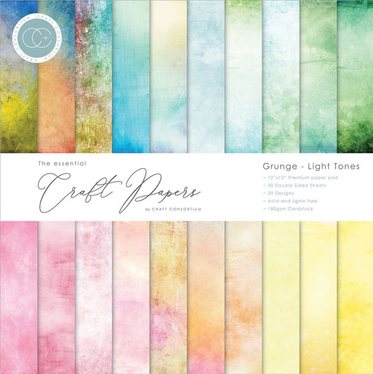 Paper Grunge Light Tones Pad
