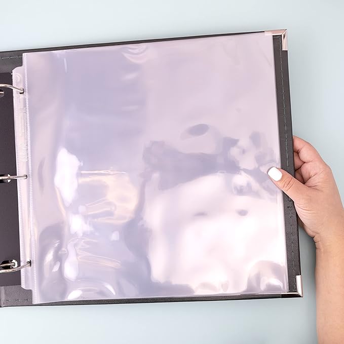 Dark Chocolate Leather Scrapbooking Album – American Crafts (imagen 2)