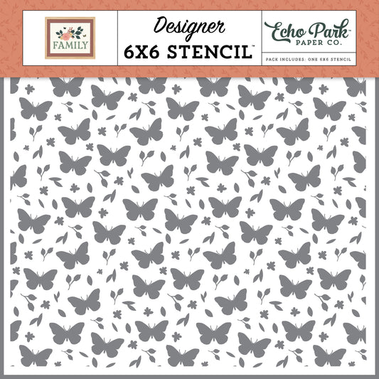 Butterflies and Stems Stencil – Echo Park