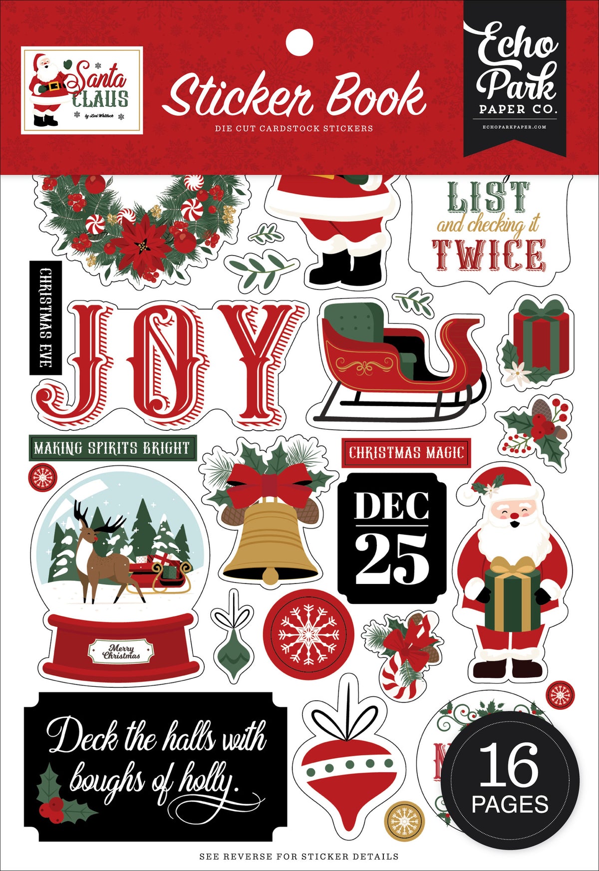 Santa Claus Sticker Book – Echo Park