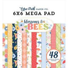 Cargar imagen en el visor de la galería, BLOOSOMS &amp; BEES PAPER PAD 6&quot;
