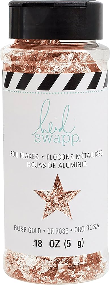 FOIL FLAKES ROSE GOLD