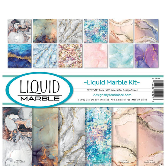 Paper Liquid Marble Pad – L'atelier Scrapbooking