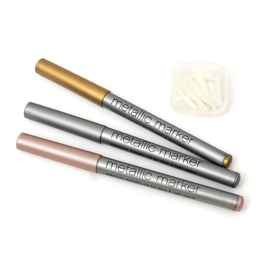 Metallic Marker Broad Point – American Crafts