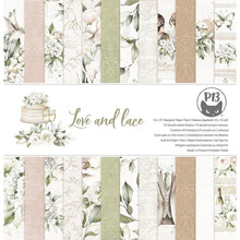 Cargar imagen en el visor de la galería, LOVE LACE DOUBLE SIDED PAPER PAD 12&quot;
