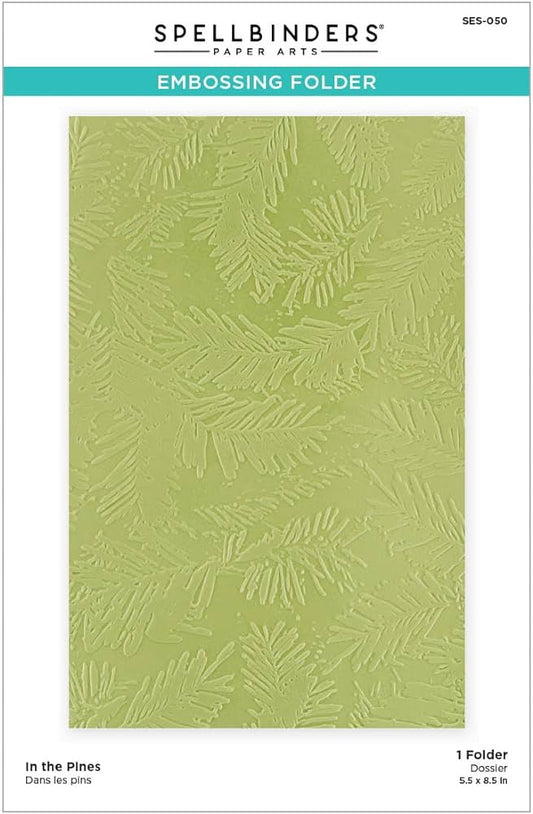 In the Pines Embossing Folder – L'atelier Scrapbooking