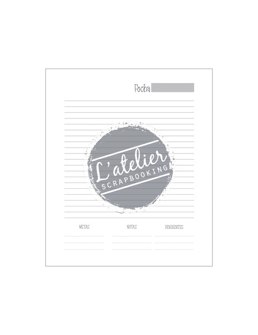 Planner Mediano – L'atelier Scrapbooking