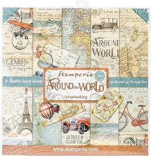 Cargar imagen en el visor de la galería, AROUND THE WORLD PAD STAMPERIA
