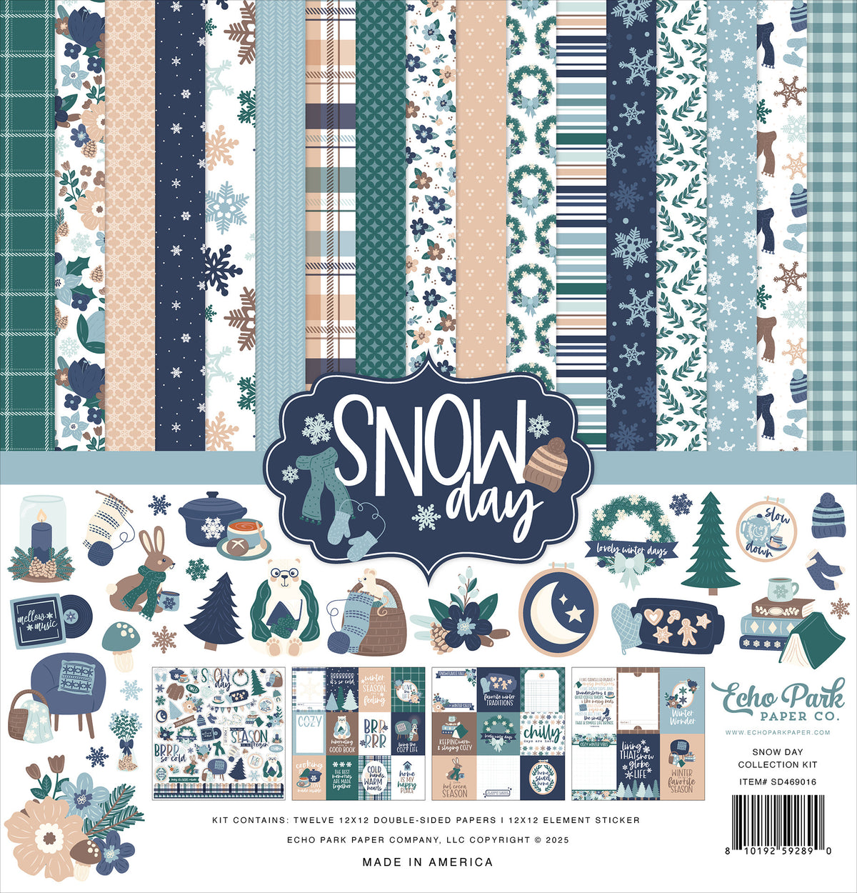 Paper Snow Day Pad – Echo Park