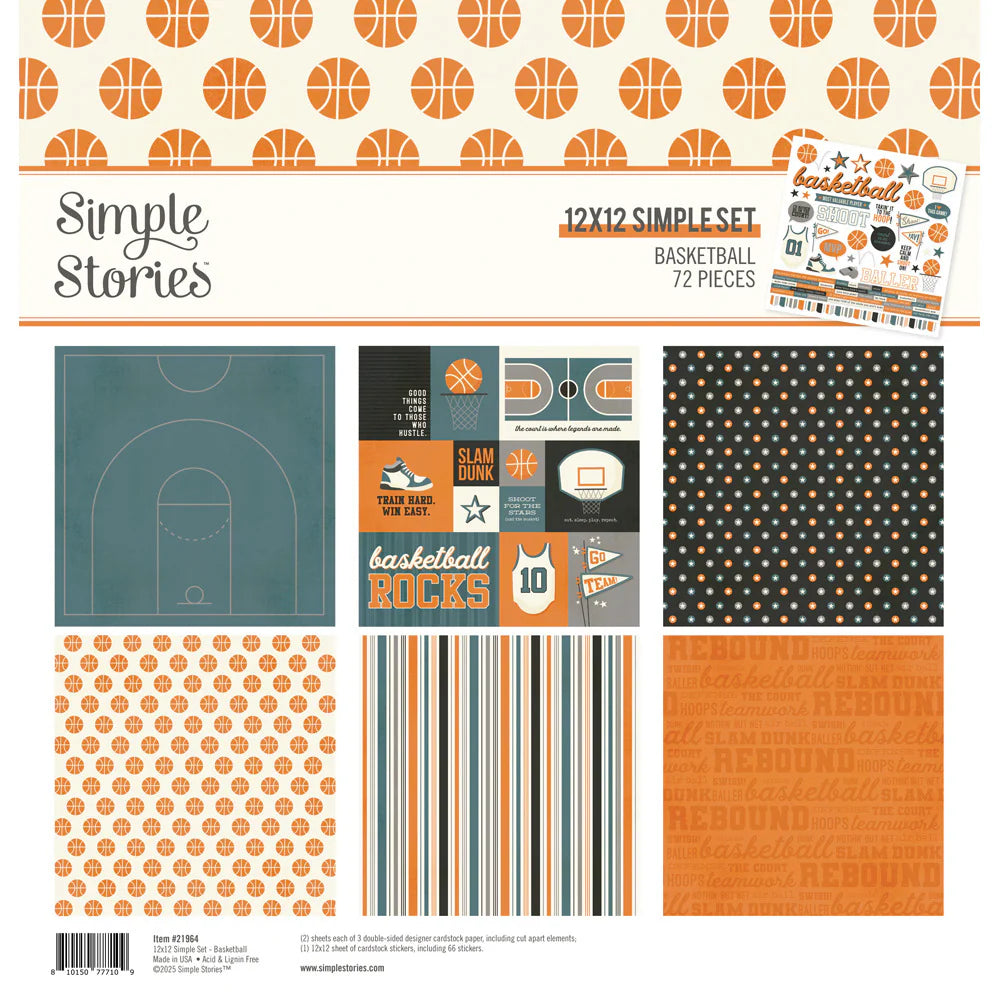 Basketball Paper Pad – Simple Stories