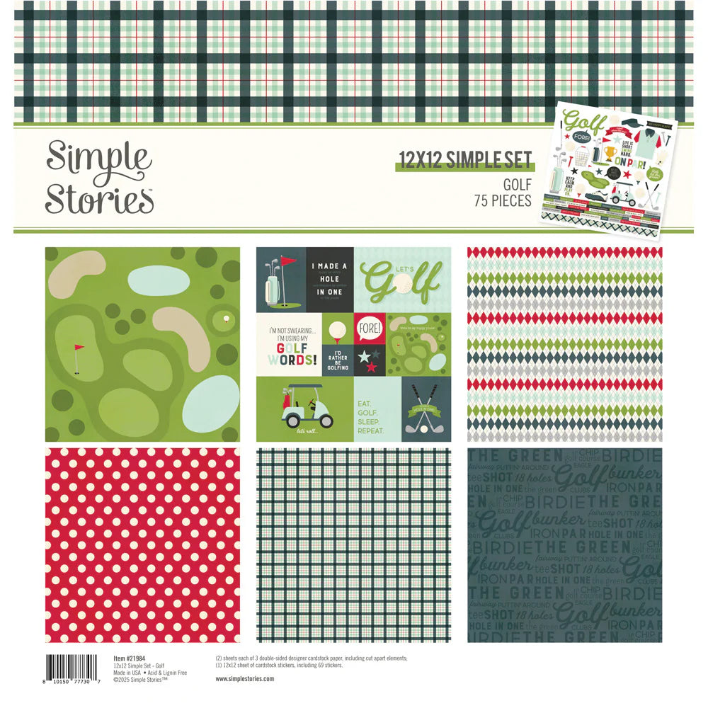 Golf Paper Pad – Simple Stories (imagen 2)