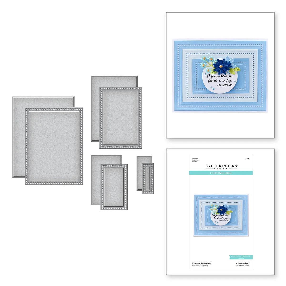 Essential Rectangles Die and Plate