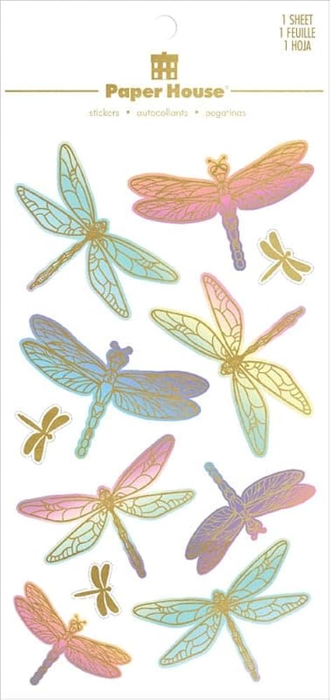 Dragonflie Foil Stickers – Paper House