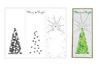 Cargar imagen en el visor de la galería, TALL CHRISTMAS TREE STENCIL LAYERED
