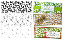 Cargar imagen en el visor de la galería, HOLLY LEAVES STENCIL LAYERED
