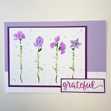 Cargar imagen en el visor de la galería, WORD FLOWERS STENCIL LAYERED
