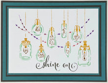 Cargar imagen en el visor de la galería, CELEBRATION LIGHTS STENCIL LAYERED
