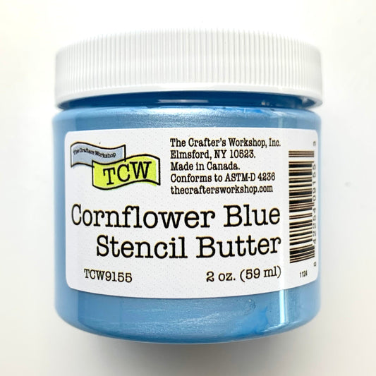 Cornflower Blue Stencil Butter – The Crafter's Workshop