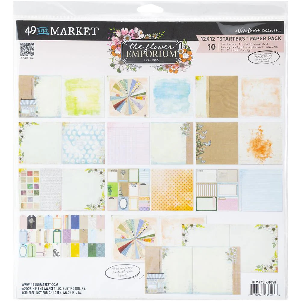 Paper the Flower Emporium Pad – 49 and Market
