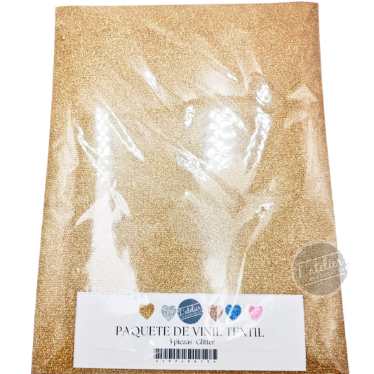 Paquete de Vinil Textil Glitter – L'atelier Scrapbooking