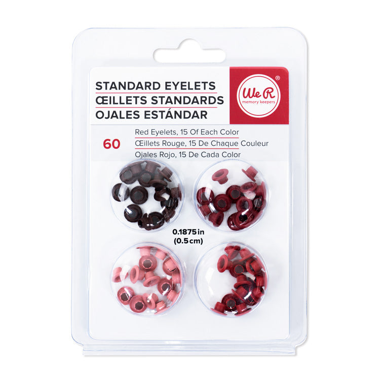 Standar Eyelets Red WRMK – We R Memory Keepers