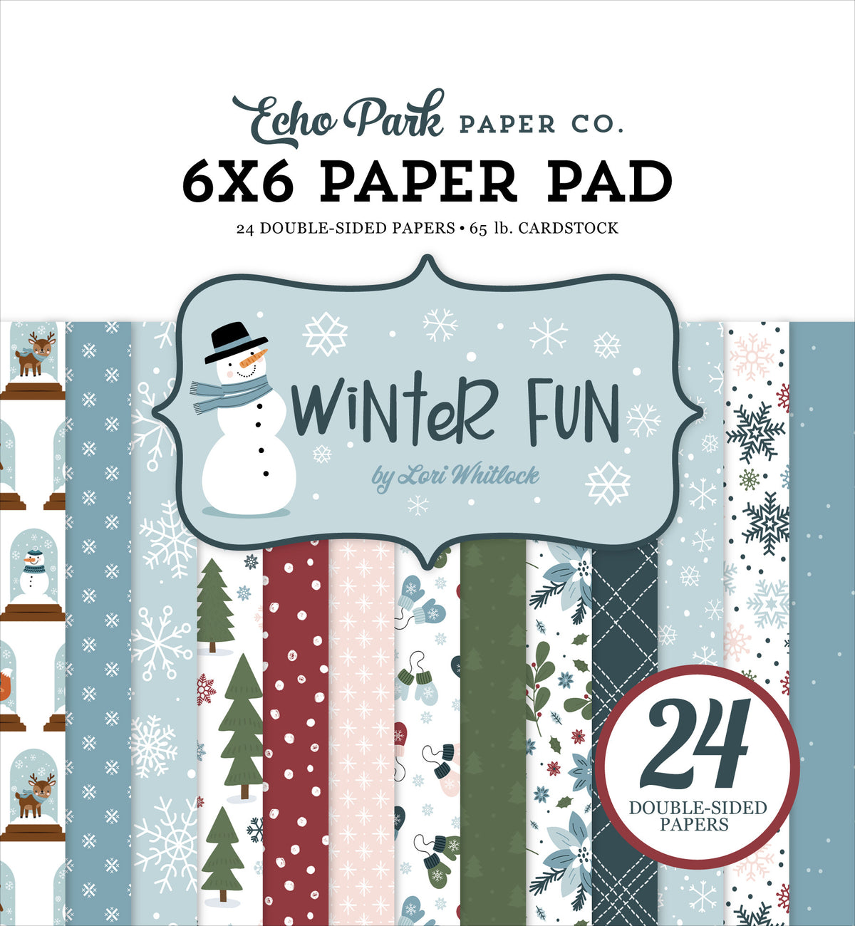 Paper Winter Fun Pad 6" – Echo Park