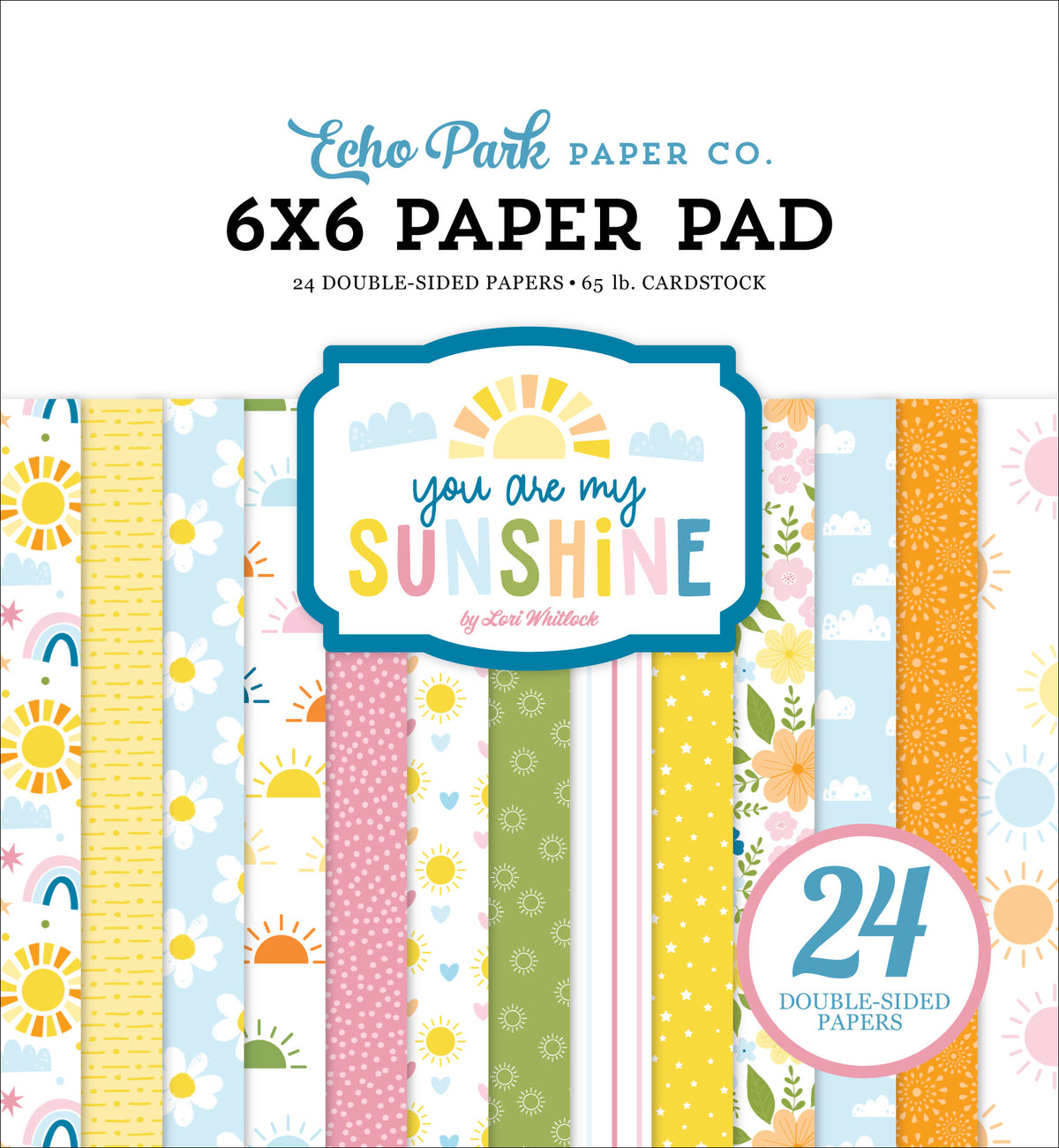 Paper You Are My Sunshine Pad 6" – Echo Park