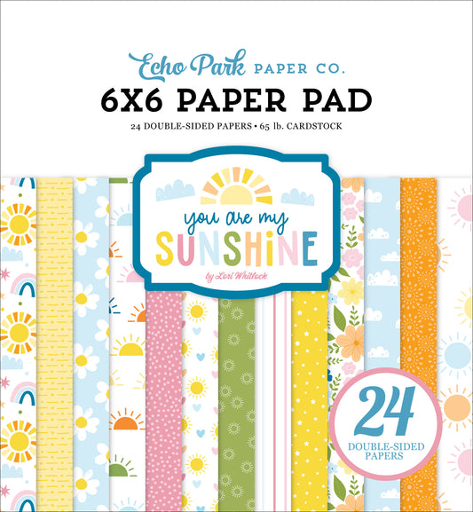 Paper You Are My Sunshine Pad 6" – Echo Park