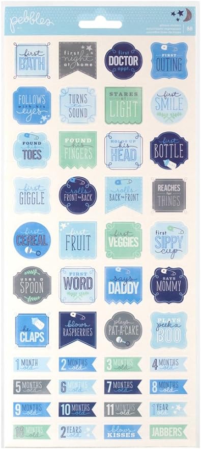 Boy Icon Stickers – American Crafts