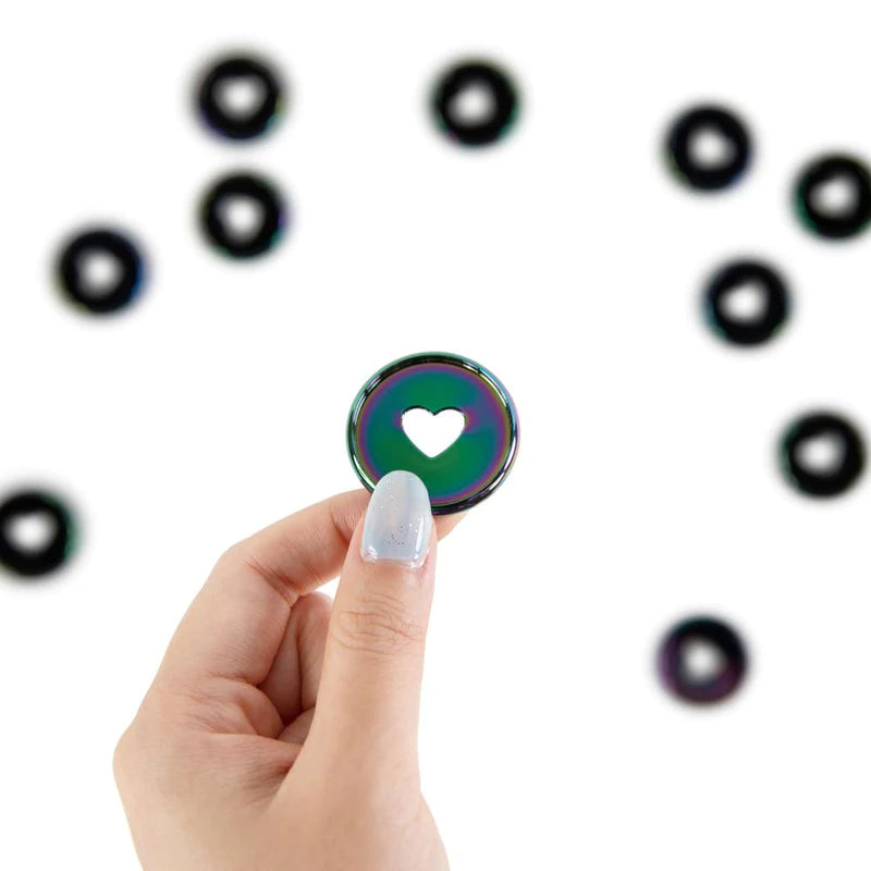 Medium Disc Iridescent – American Crafts (imagen 2)