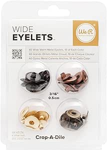 Wide Eyelets Warm Metal – We R Memory Keepers