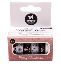 Cargar imagen en el visor de la galería, MERRY CHRISTMAS ROSE GOLD WASHI
