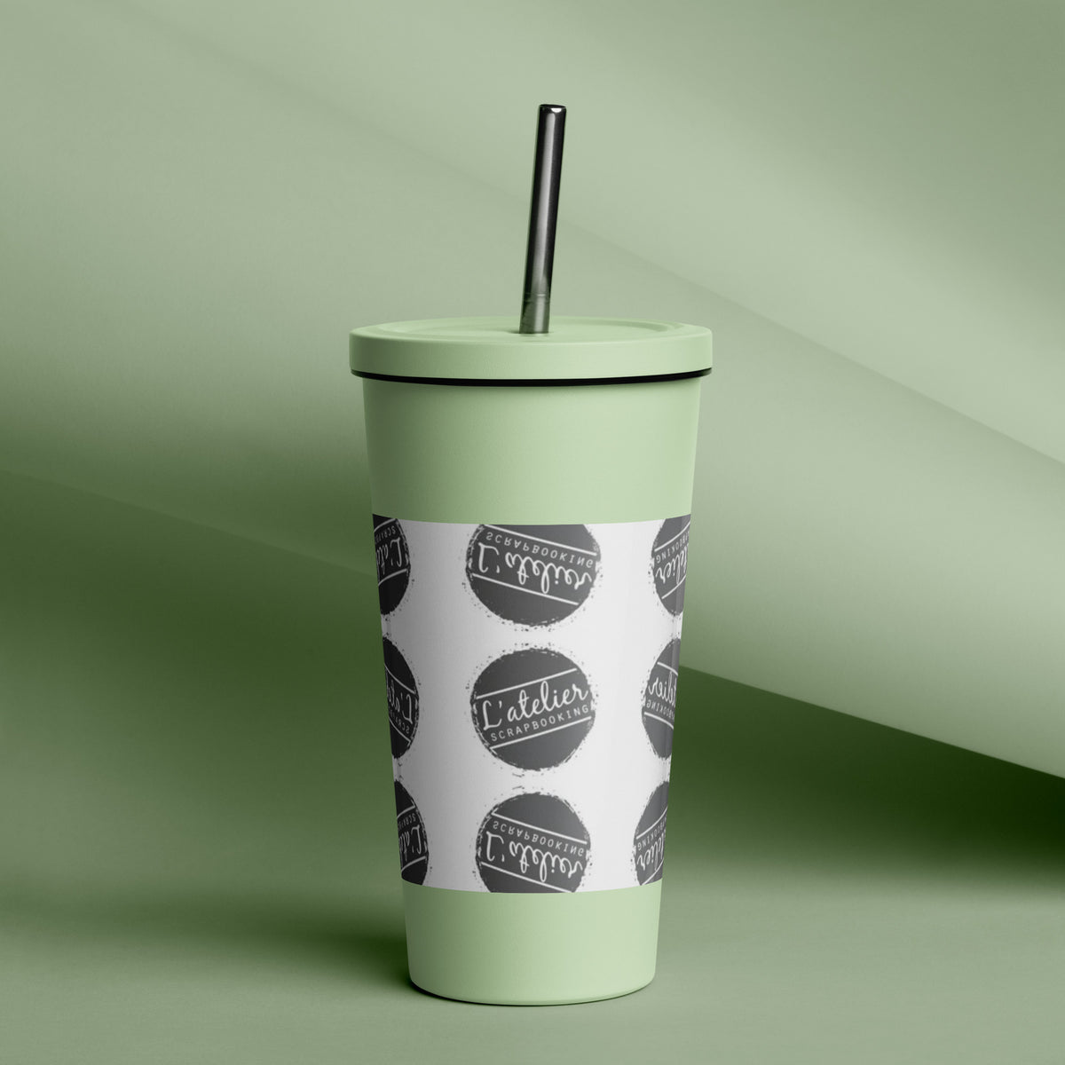 Vaso Térmico con Pajita – L'atelier Scrapbooking (imagen 5)
