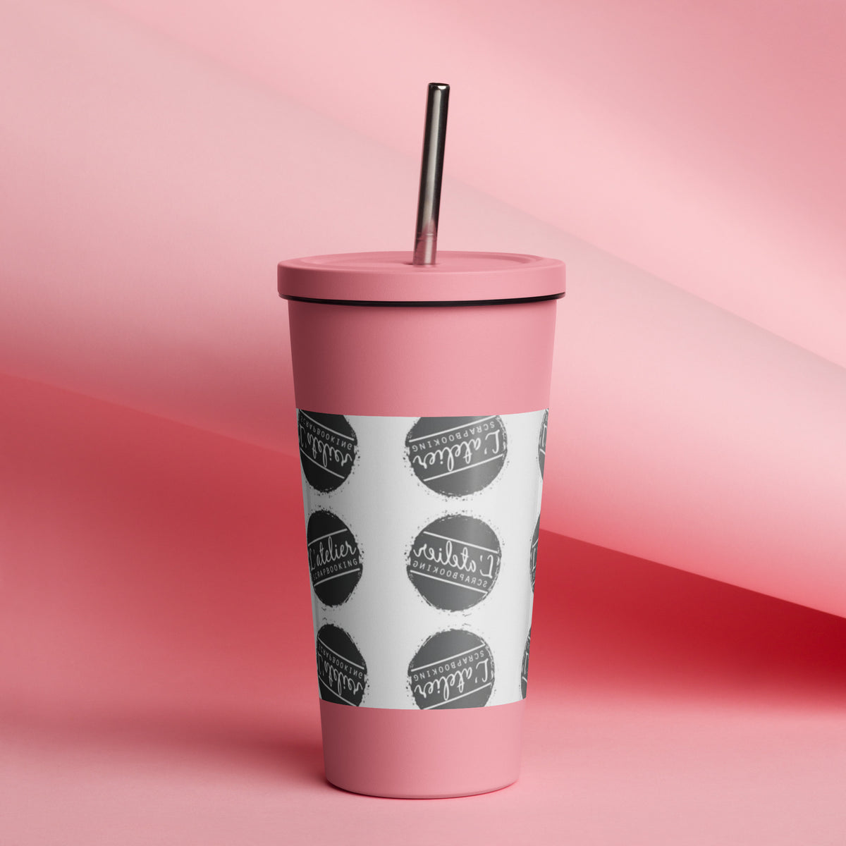 Vaso Térmico con Pajita – L'atelier Scrapbooking (imagen 4)