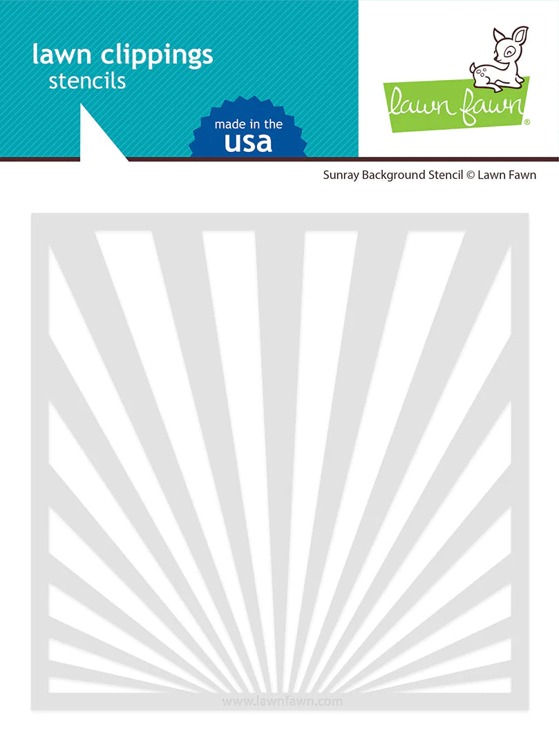 Sunray Background Stencil – L'atelier Scrapbooking