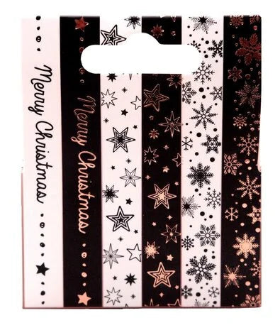 MERRY CHRISTMAS ROSE GOLD WASHI
