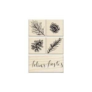 Felices Fiestas Pino Stamp – Diverstamp