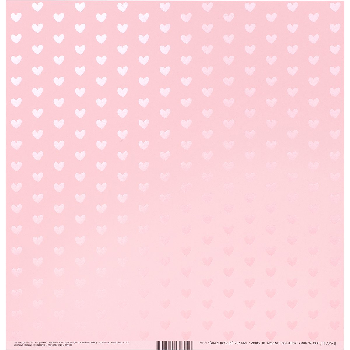 Paper Foil Heart Cotton Candy – American Crafts