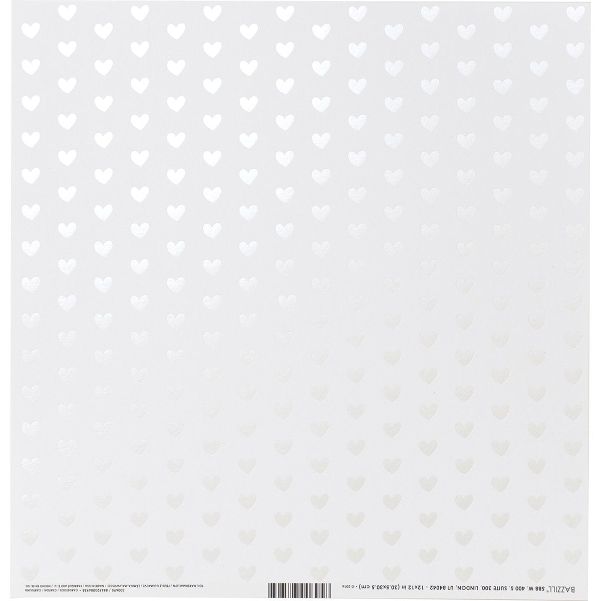 Paper Foil Heart Marshmallow – American Crafts